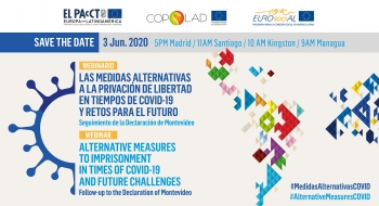 Las medidas alternativas a la privación de libertad en tiempos de  COVID-19 y retos  para el futuro. Seguimiento de la Declaración de Montevideo